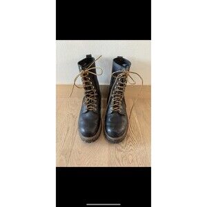 Red Wing 2210 Steel Toe Black Leather Lineman Pole Climber Boots Men's 9.5 3E